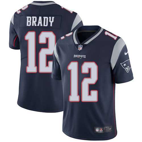 Nike New England Patriots #12 Tom Brady Navy Blue Team Color NFL Vapor Untouchable Limited Jersey,We sell and wholesale Nike New England Patriots #12 Tom Brady Navy Blue Team Color NFL Vapor Untouchable Limited Jersey on line form chian!